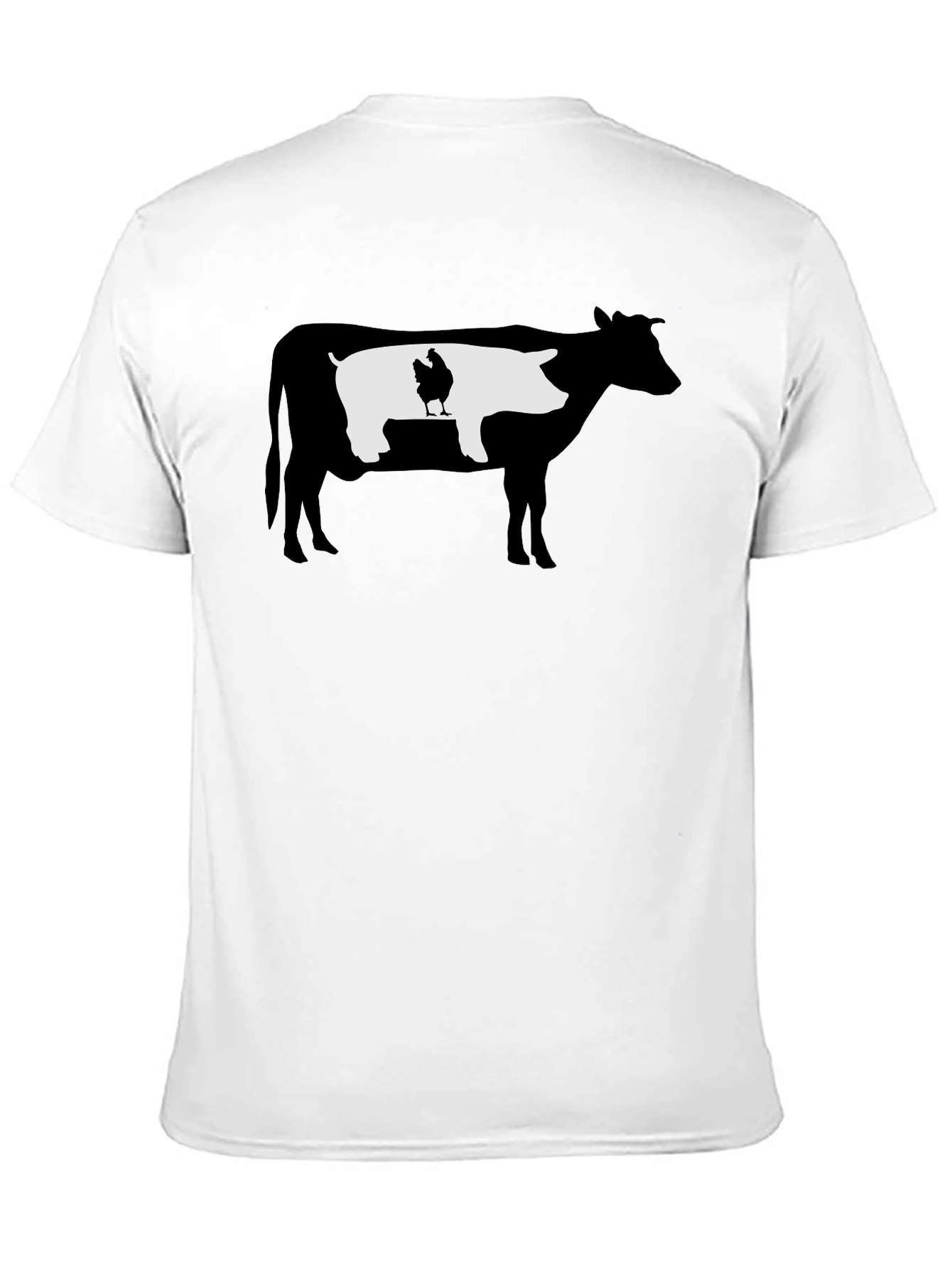 Cow Pig Chicken Funny T-Shirt