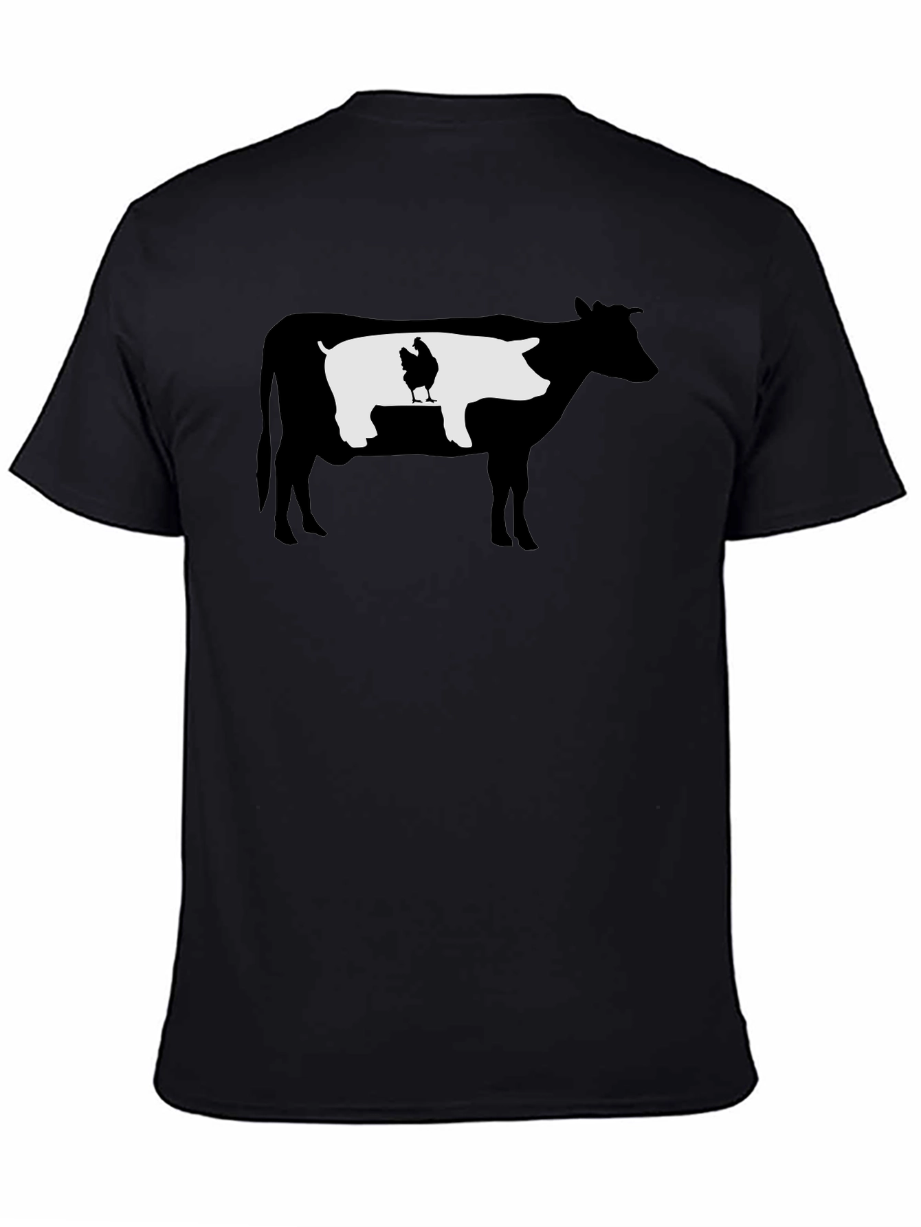 Cow Pig Chicken Funny T-Shirt