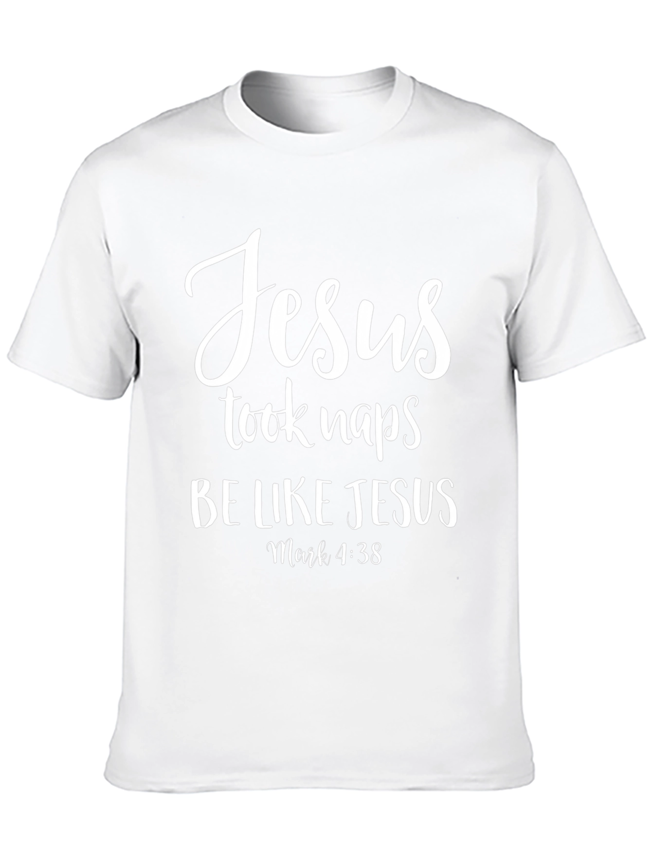 Jesus Took Naps Black Graphic T-Shirt