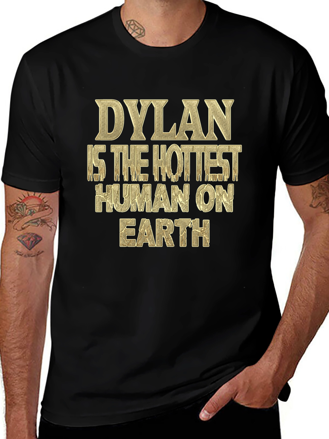 Dylan Hottest Human on Earth Graphic Tee