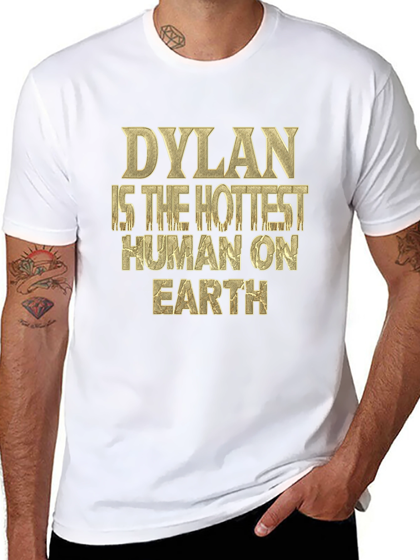 Dylan Hottest Human on Earth Graphic Tee