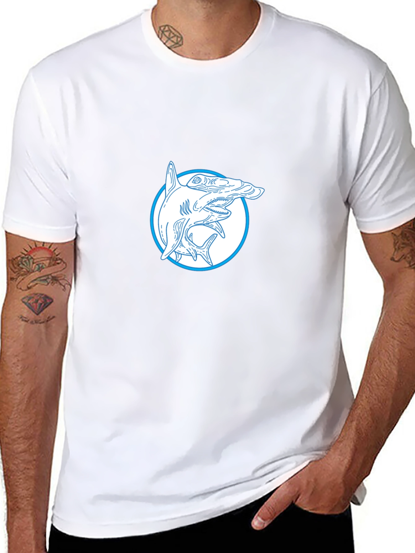 Hammerhead Shark Graphic T-Shirt