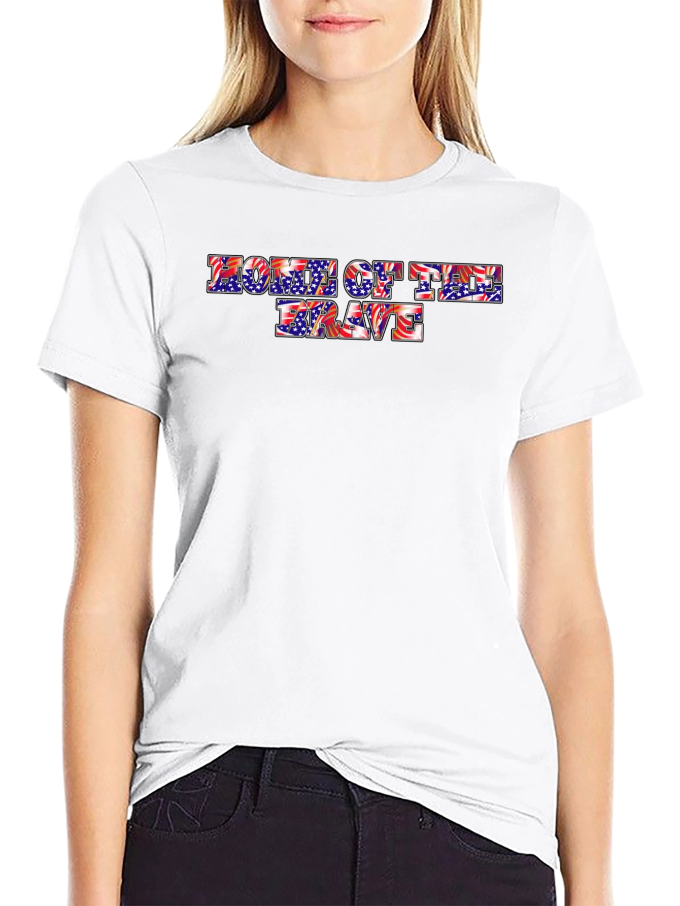 Patriotic Home of the Brave T-Shirt