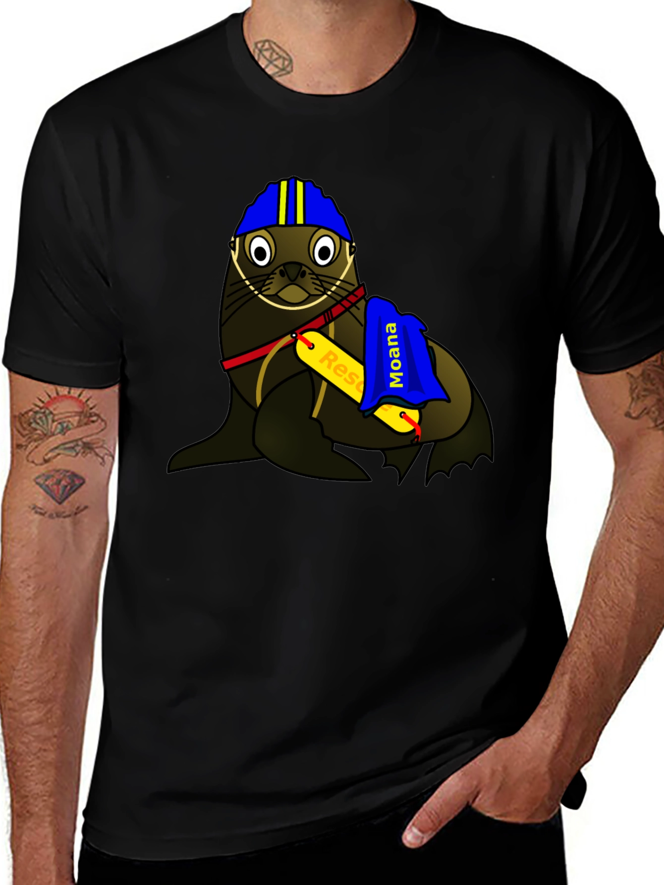 Rescue Seal T-Shirt - Moana Inspired Design