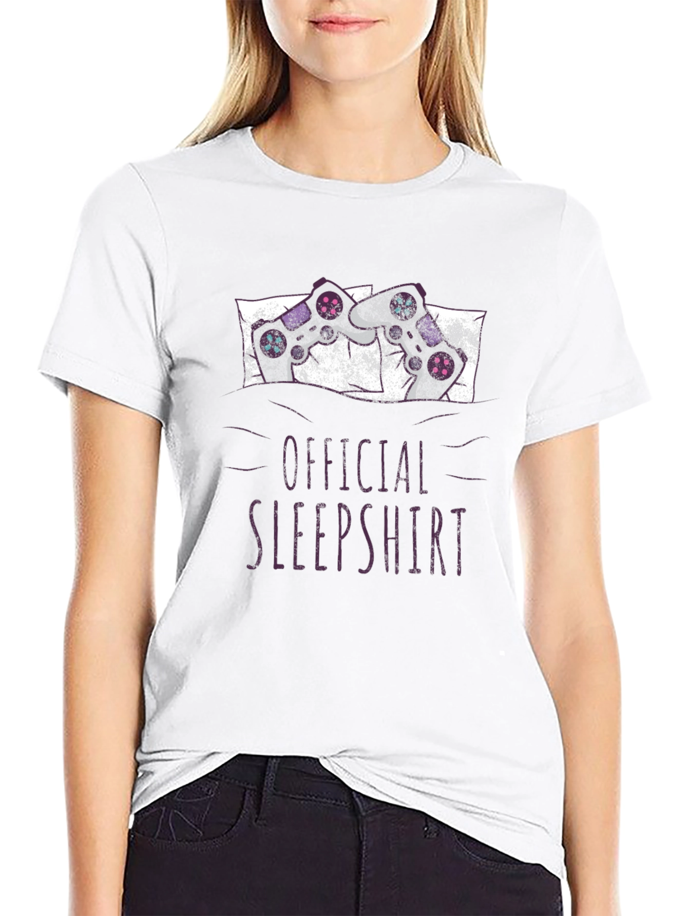 Official Sleepshirt Gamer Tee - Black