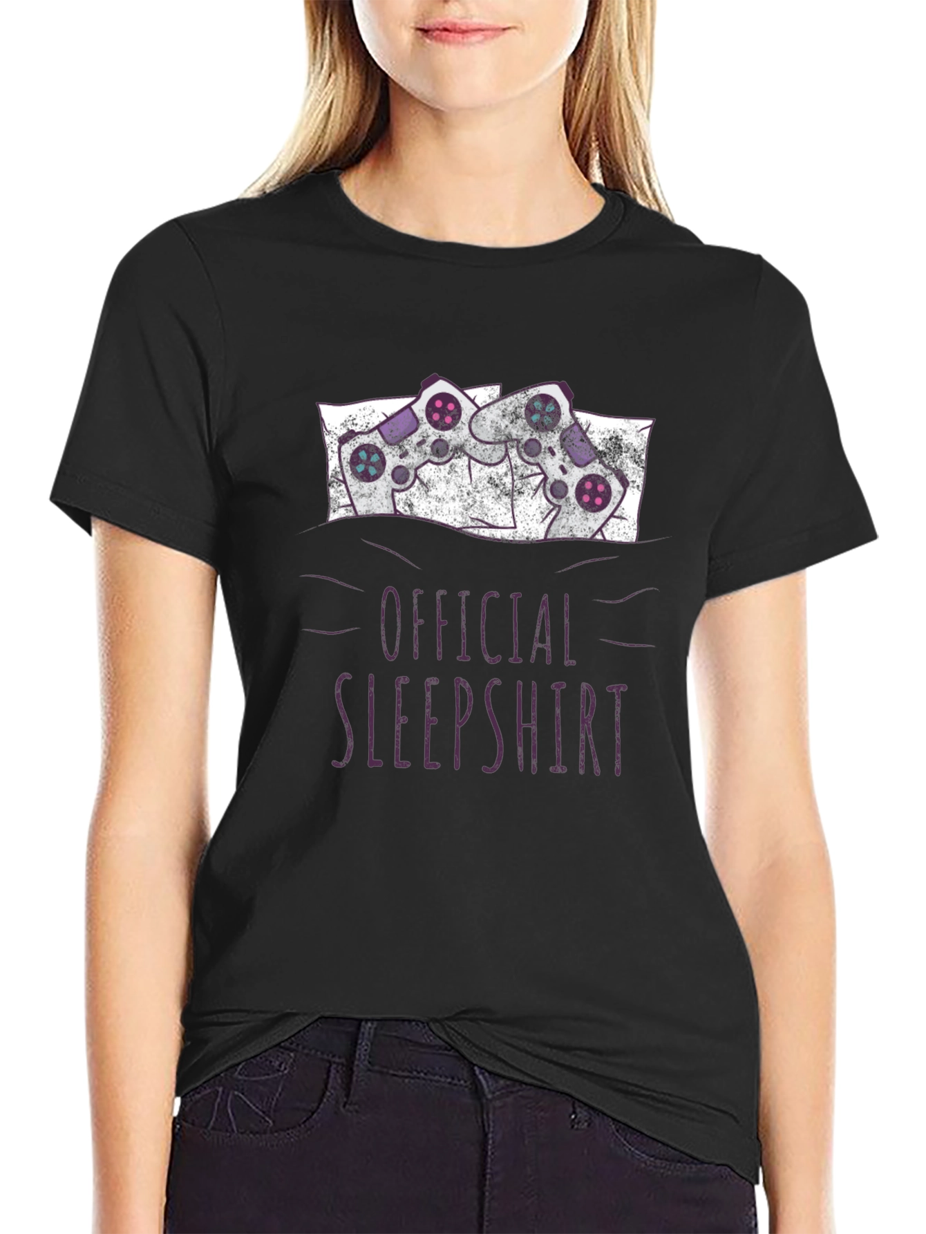 Official Sleepshirt Gamer Tee - Black