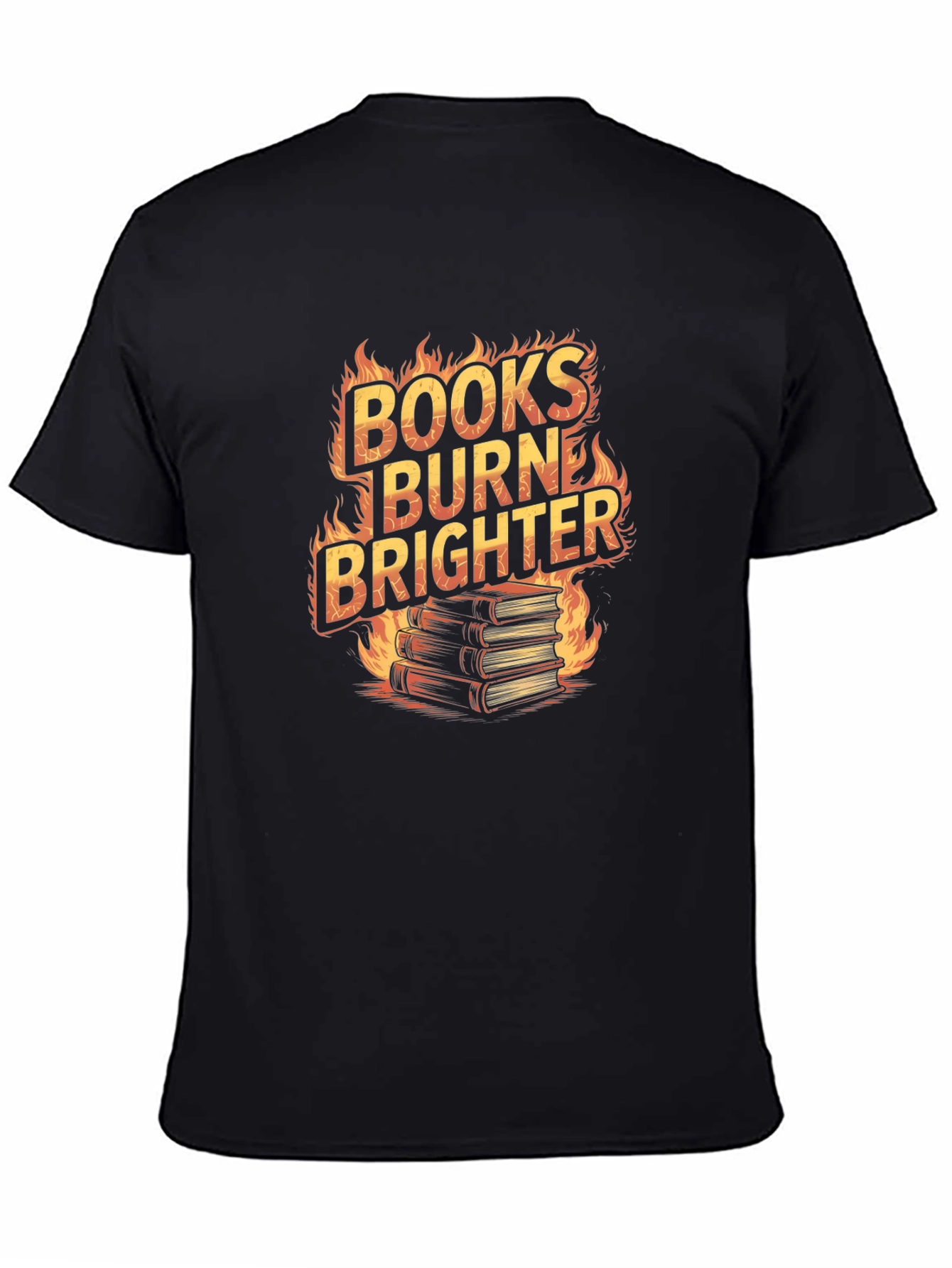 Books Burn Brighter Graphic Tee
