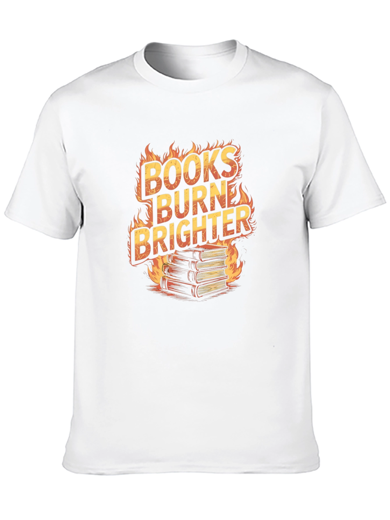 Books Burn Brighter Graphic Tee