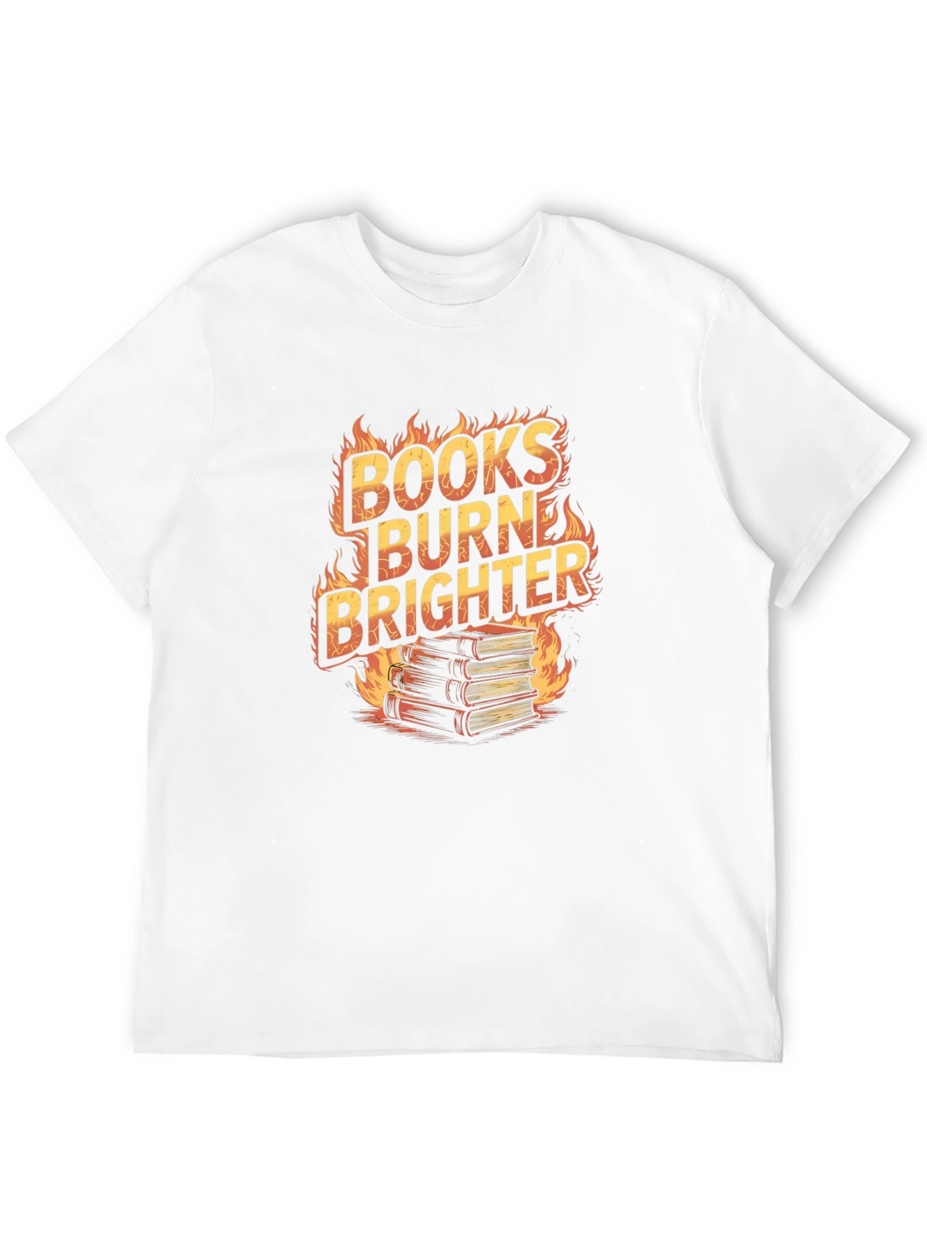 Books Burn Brighter Graphic Tee