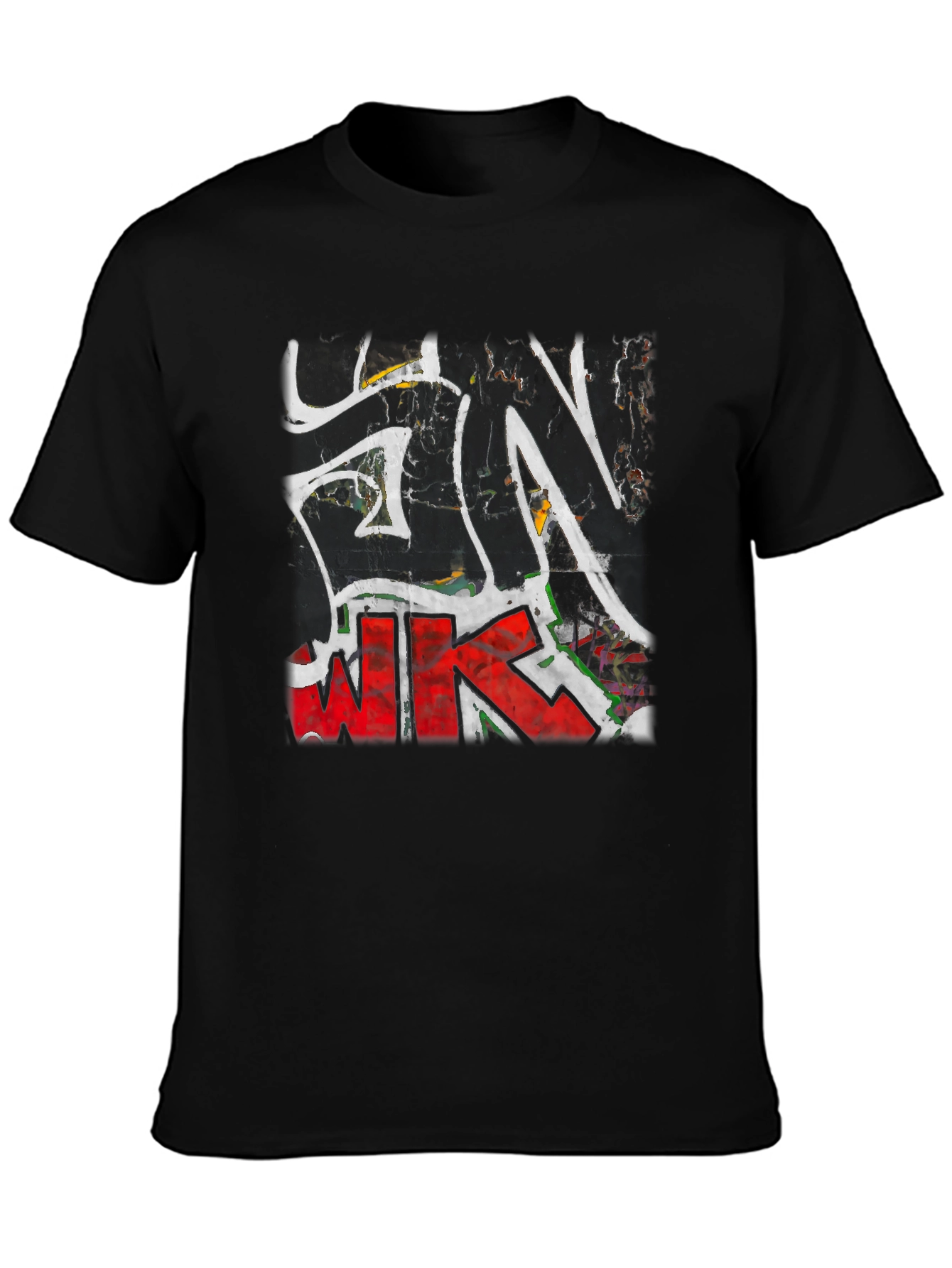 Edgy Urban Graffiti T-Shirt - Bold Streetwear Style