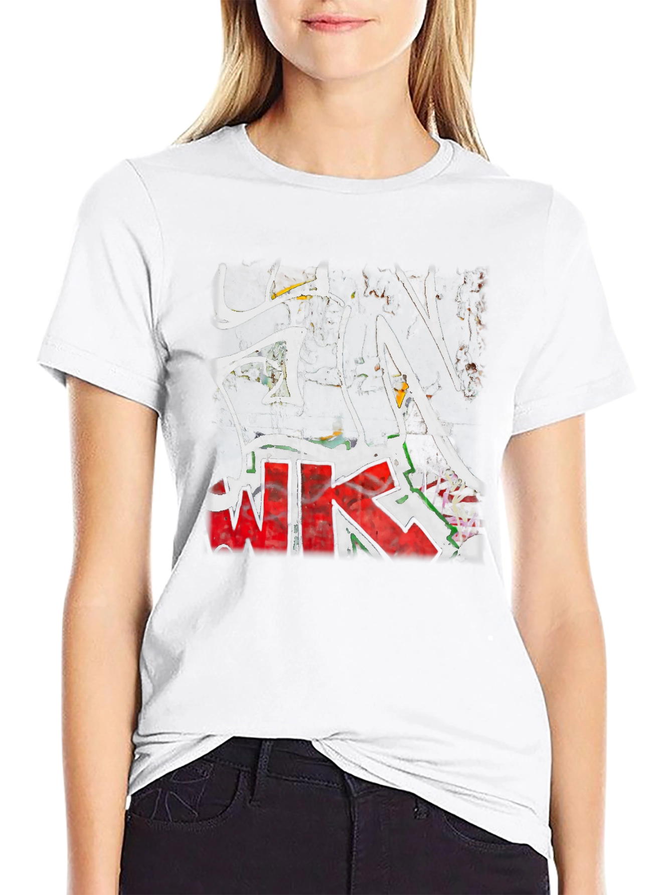 Edgy Urban Graffiti T-Shirt - Bold Streetwear Style