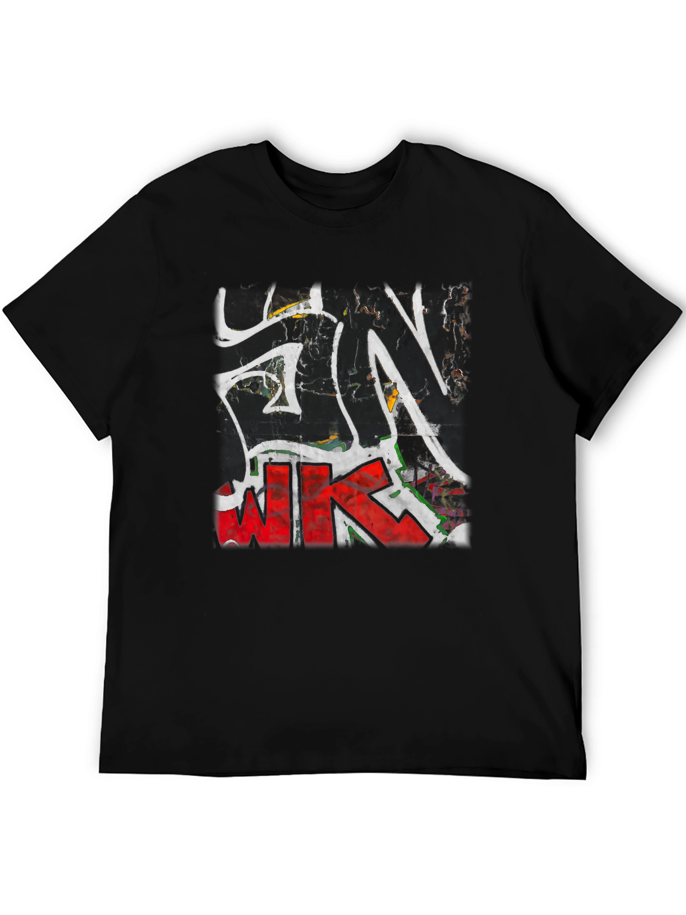 Edgy Urban Graffiti T-Shirt - Bold Streetwear Style