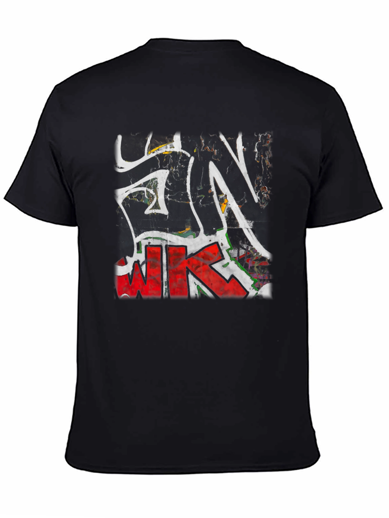 Edgy Urban Graffiti T-Shirt - Bold Streetwear Style