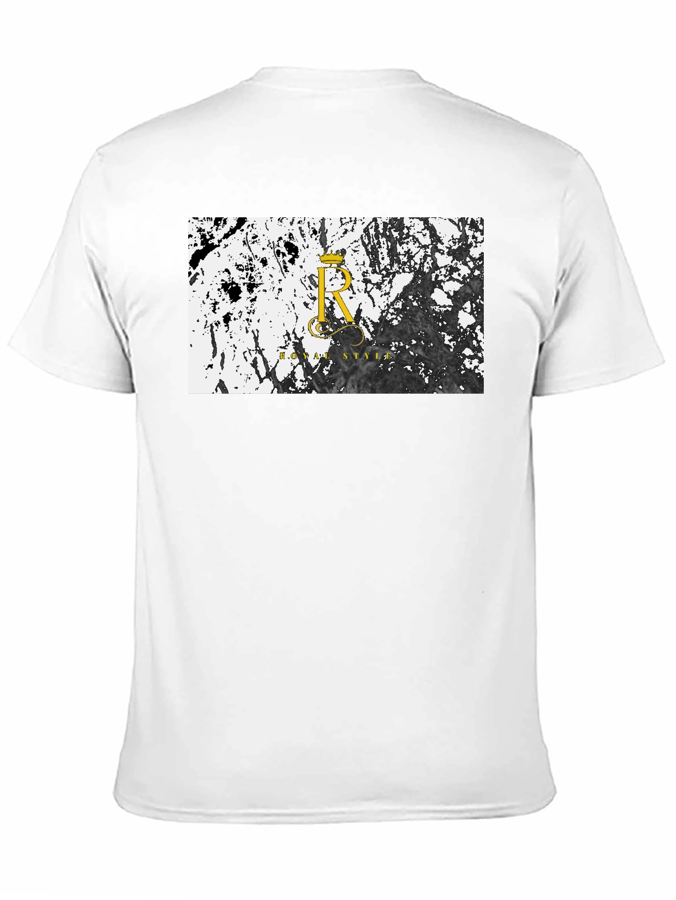 Royal Style Black Graphic T-Shirt
