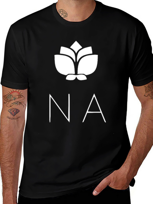 NA Logo Black T-Shirt - Stylish Graphic Tee