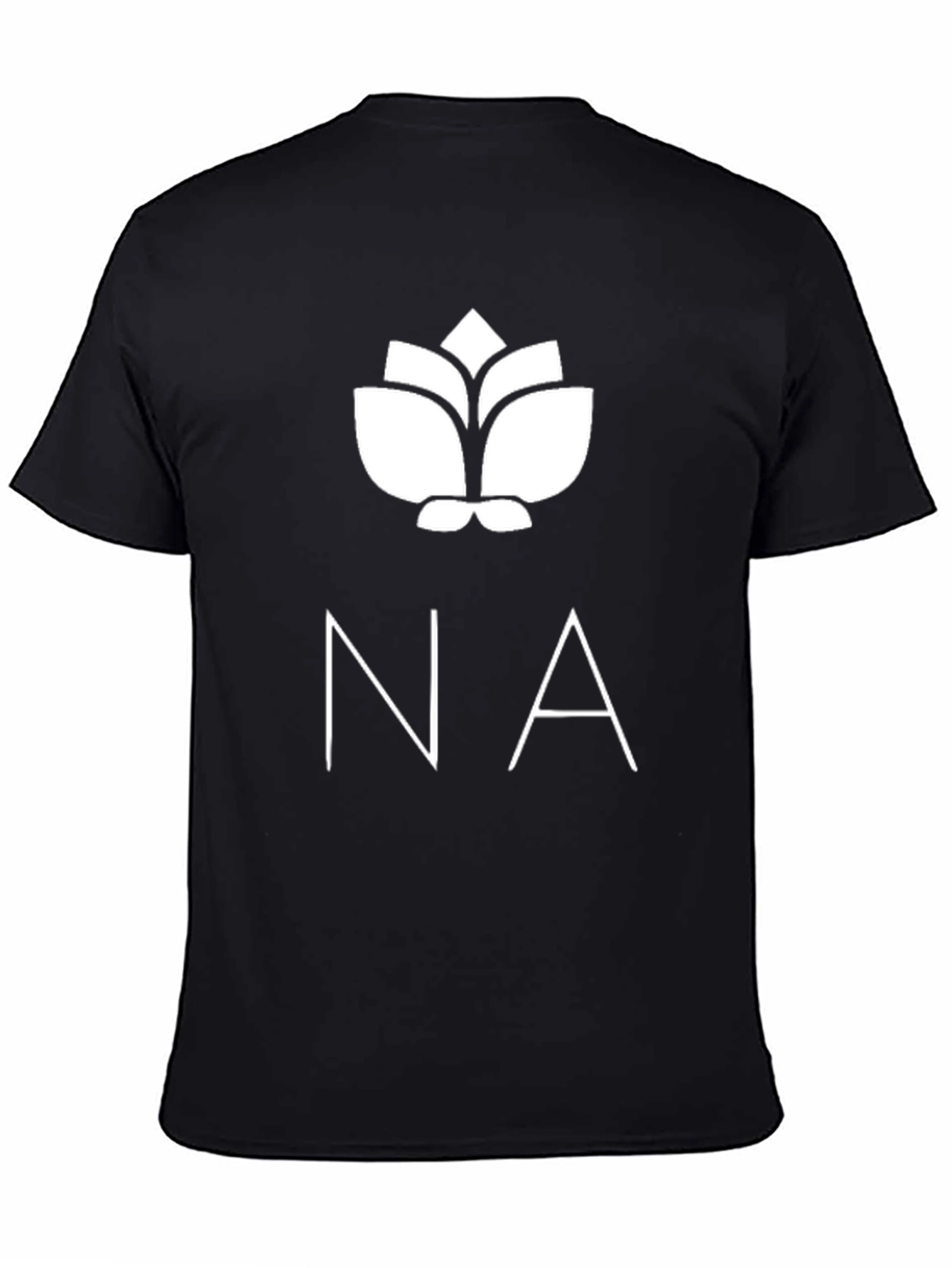 NA Logo Black T-Shirt - Stylish Graphic Tee