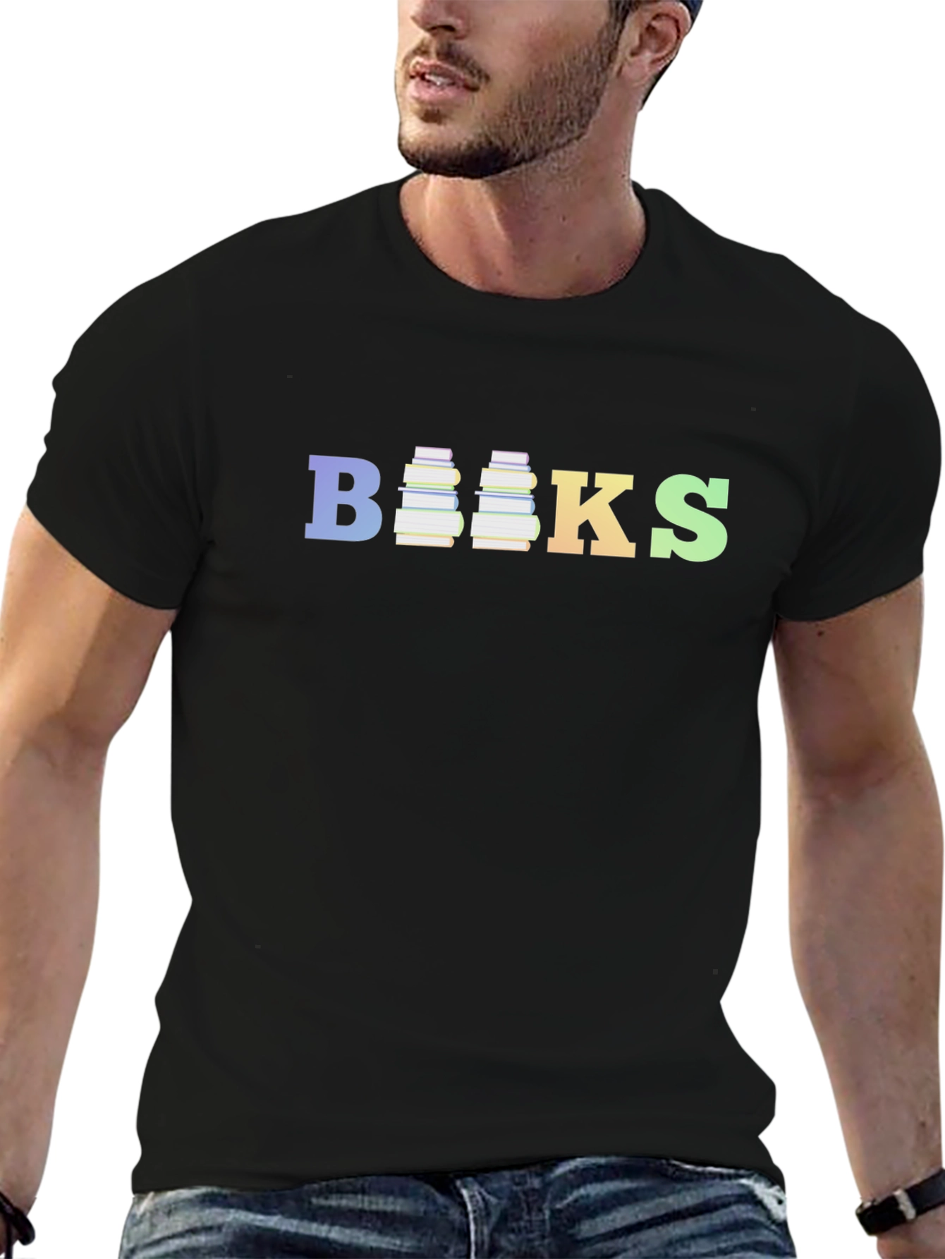 Books Graphic Tee - Unisex Cotton Blend Shirt