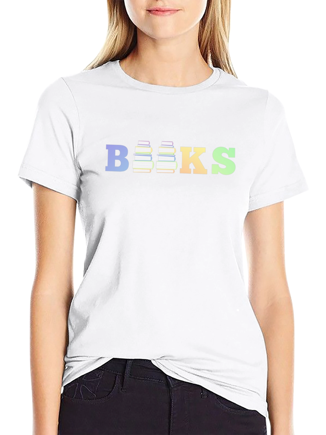 Books Graphic Tee - Unisex Cotton Blend Shirt