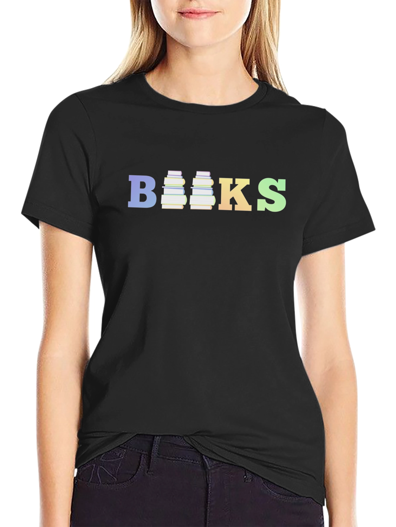 Books Graphic Tee - Unisex Cotton Blend Shirt