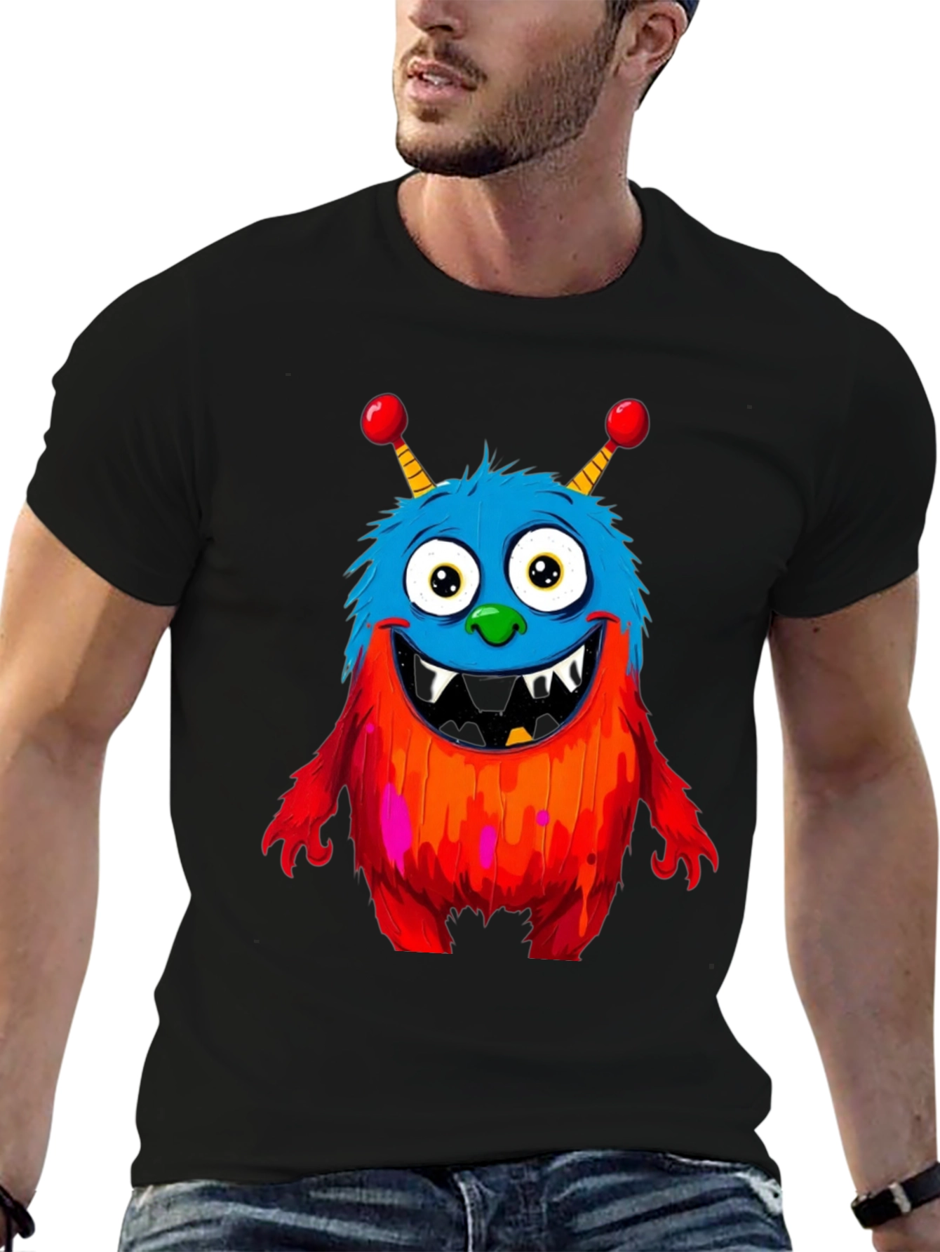 Monster Graphic Tee - Fun & Unique Design