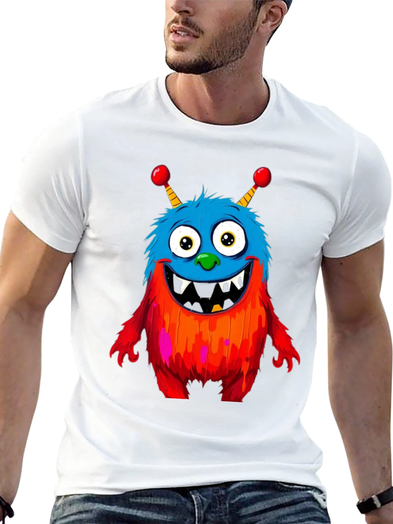Monster Graphic Tee - Fun & Unique Design