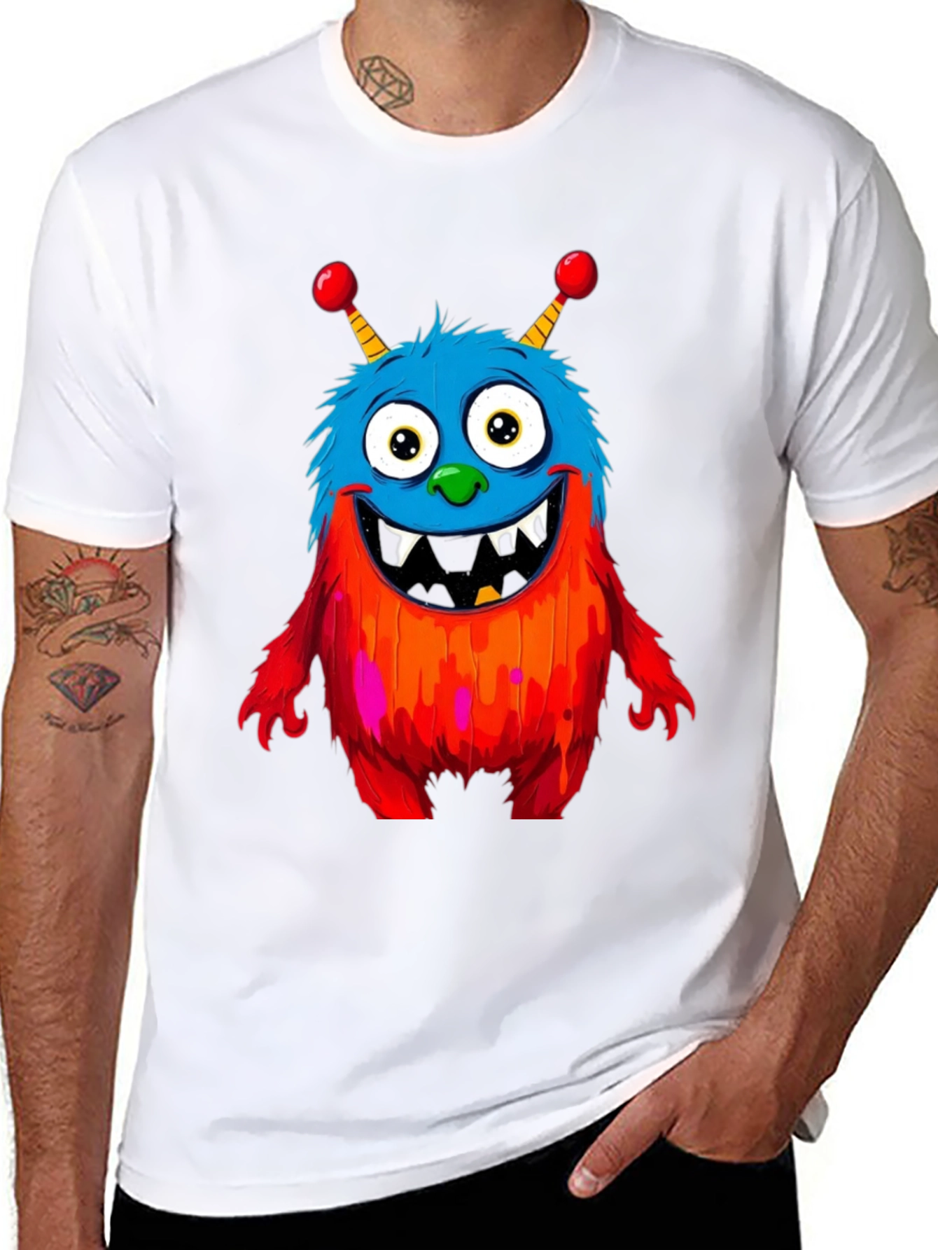 Monster Graphic Tee - Fun & Unique Design