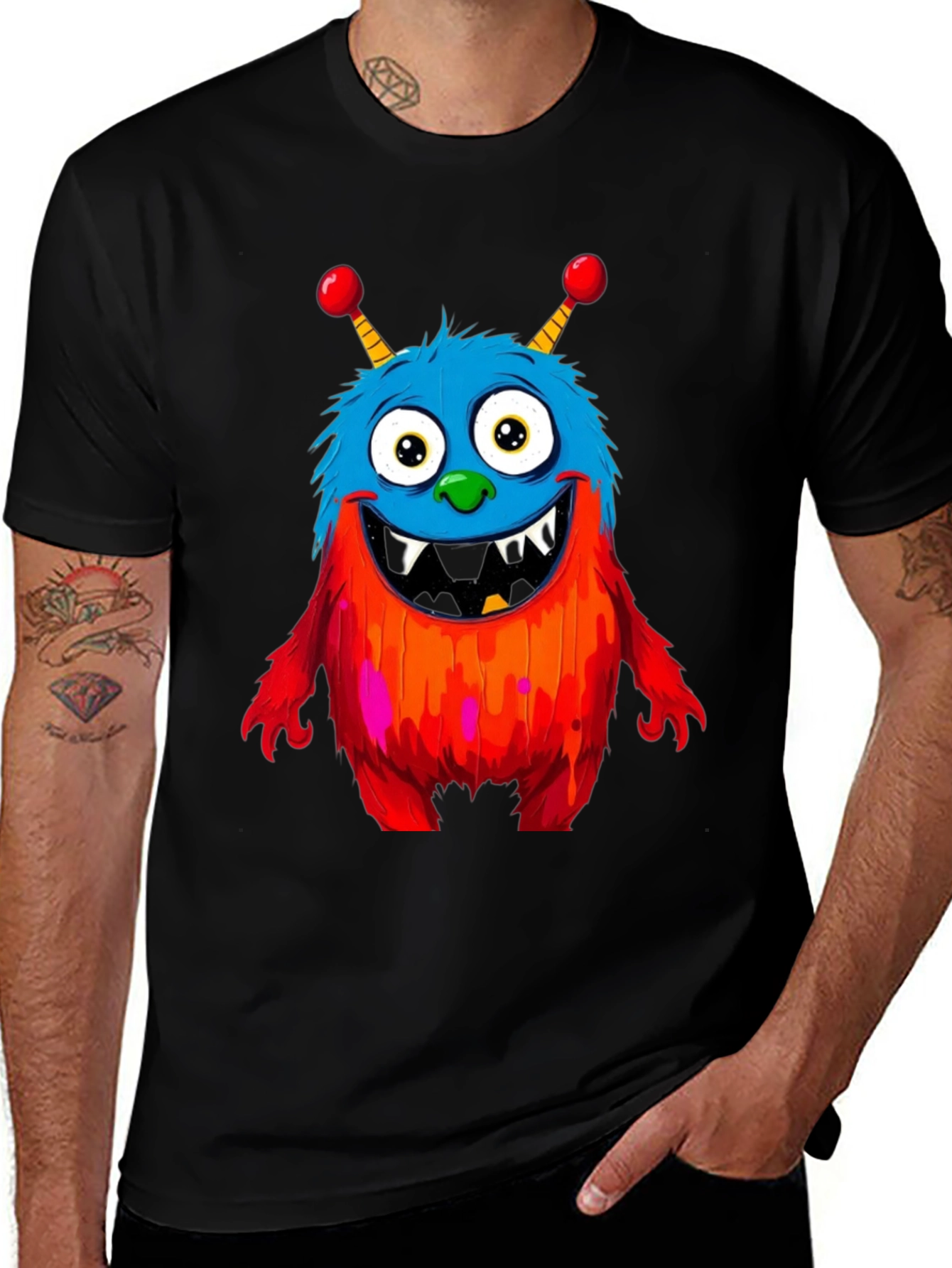 Monster Graphic Tee - Fun & Unique Design