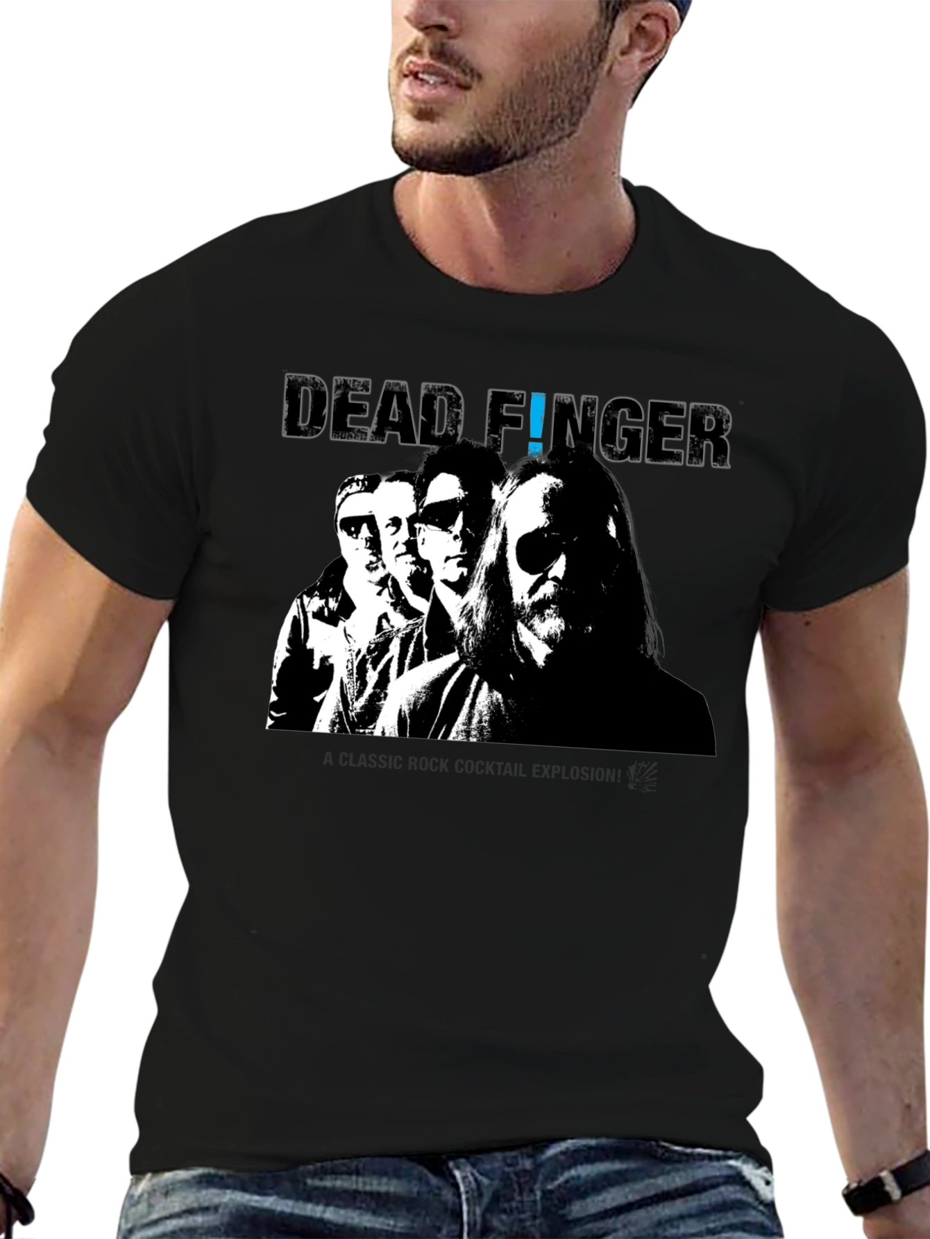 Dead Finger Band T-Shirt | Black Music Tee
