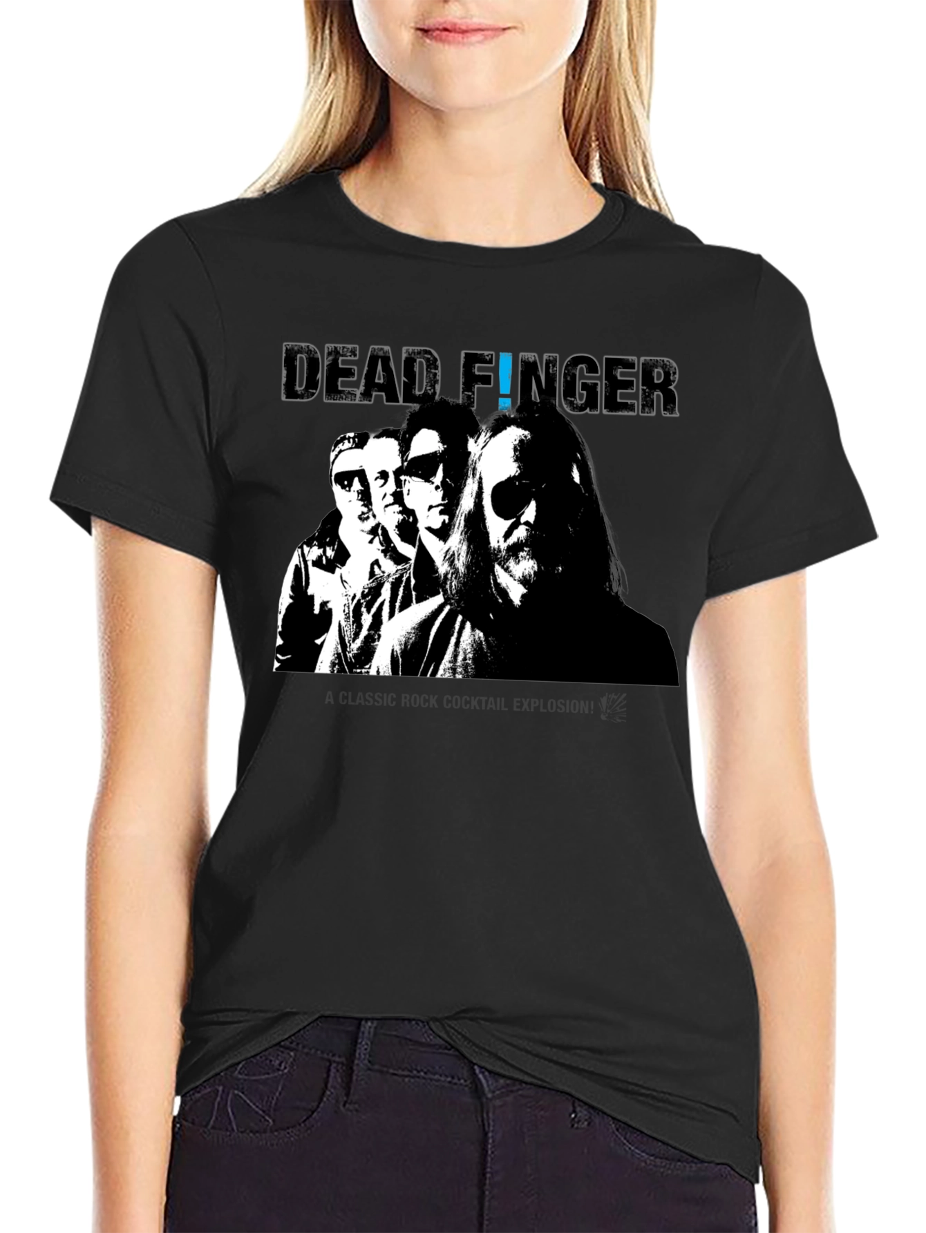 Dead Finger Band T-Shirt | Black Music Tee