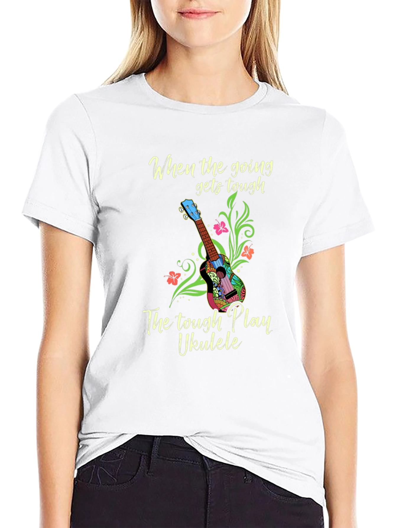 Tough Play Ukulele Graphic Tee