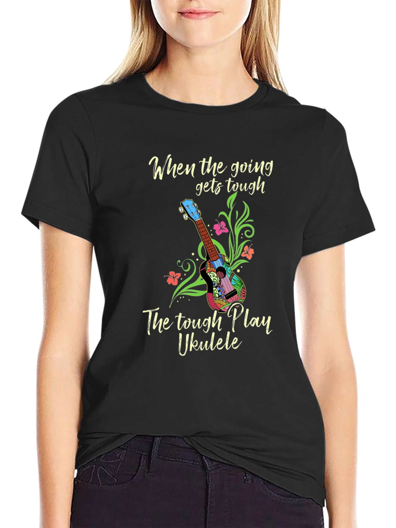 Tough Play Ukulele Graphic Tee