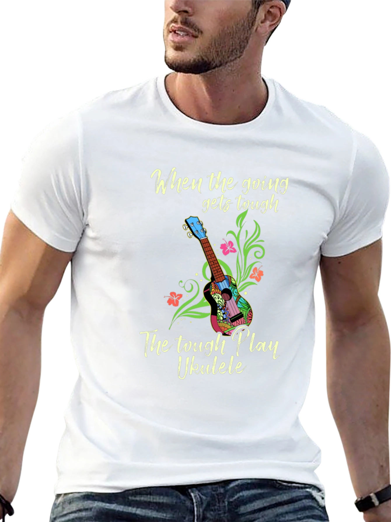 Tough Play Ukulele Graphic Tee