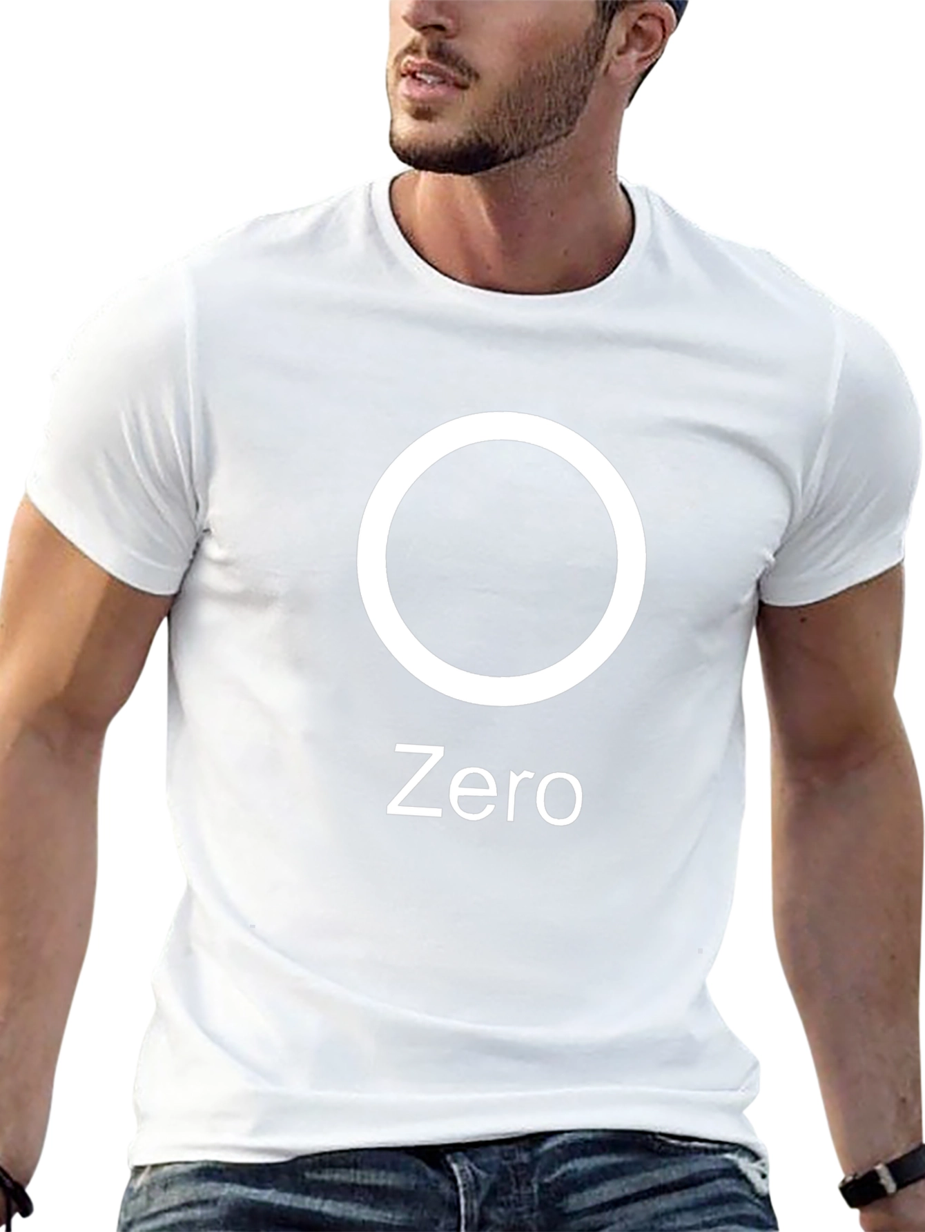 Zero Graphic T-Shirt - Minimalist Design