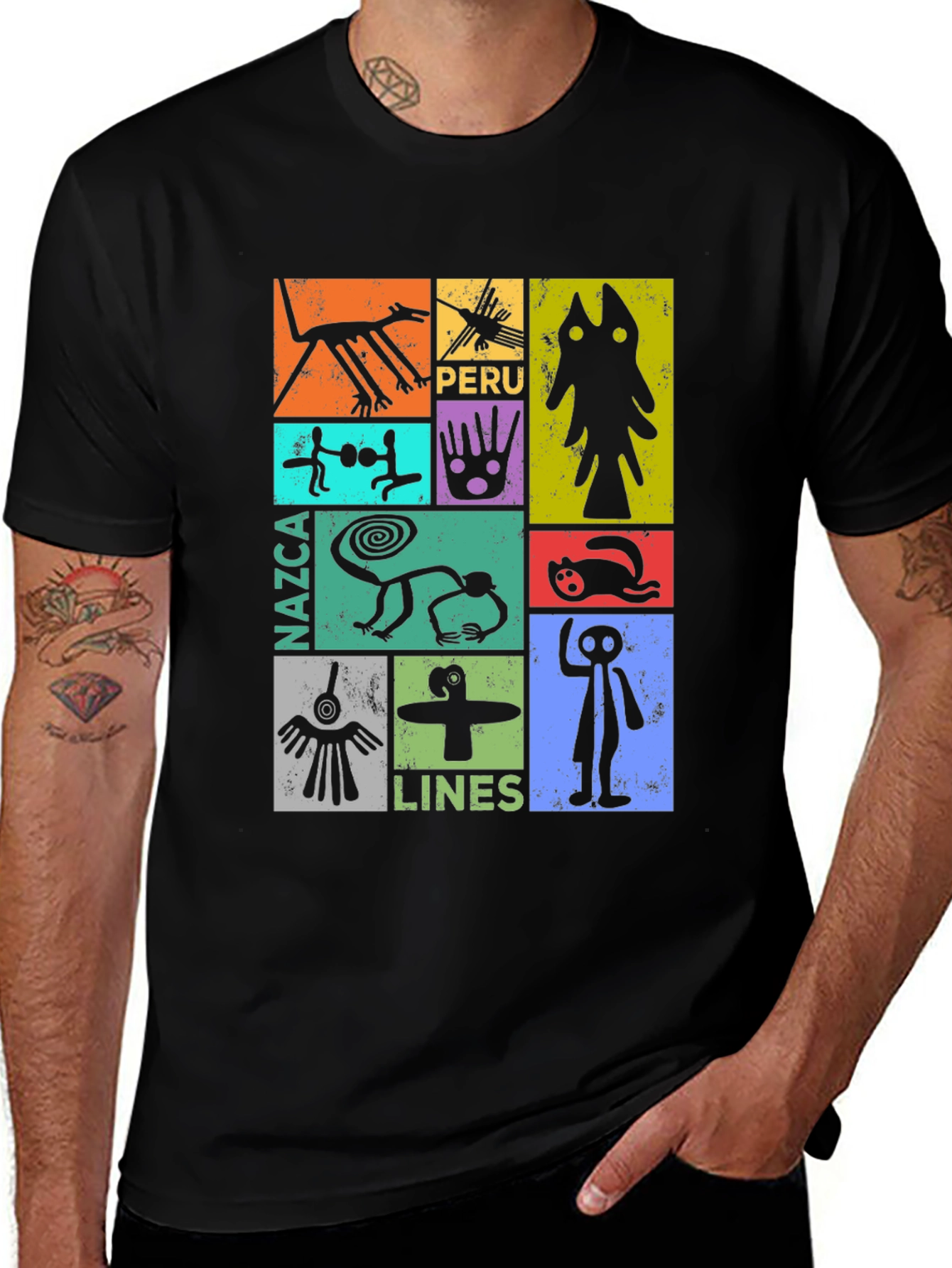 Nazca Lines Graphic T-Shirt
