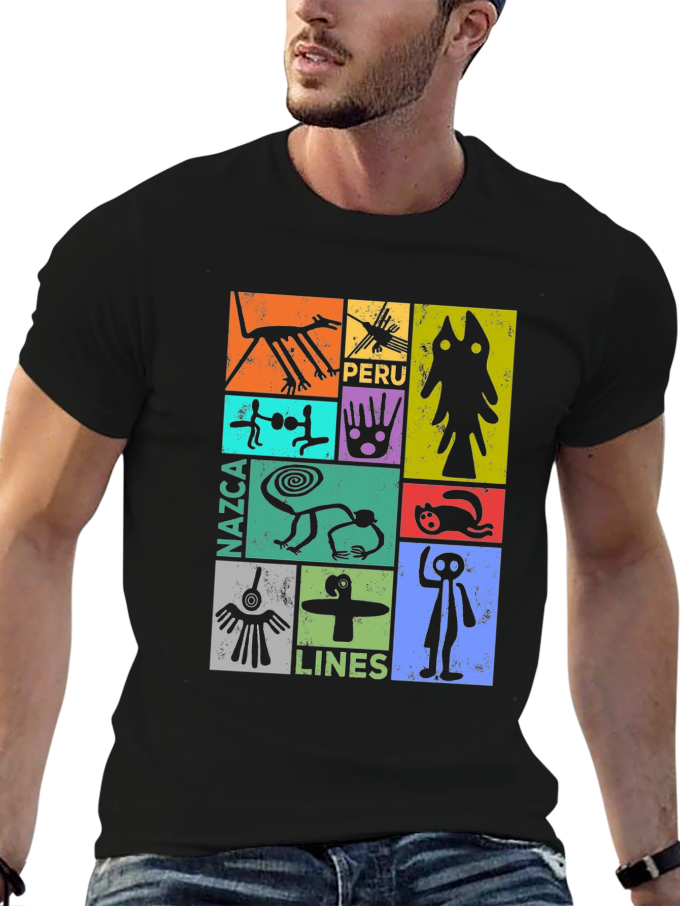 Nazca Lines Graphic T-Shirt