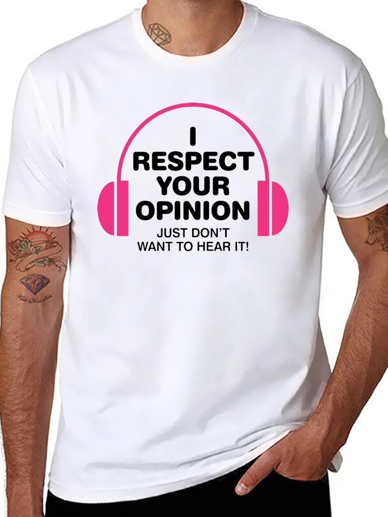 Respect Your Opinion Graphic Tee