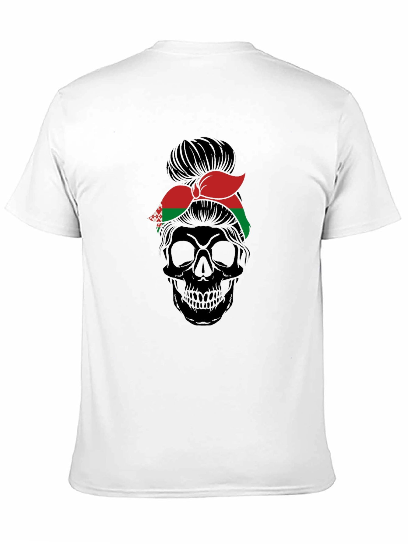 Belarus Messy Bun Skull Tee