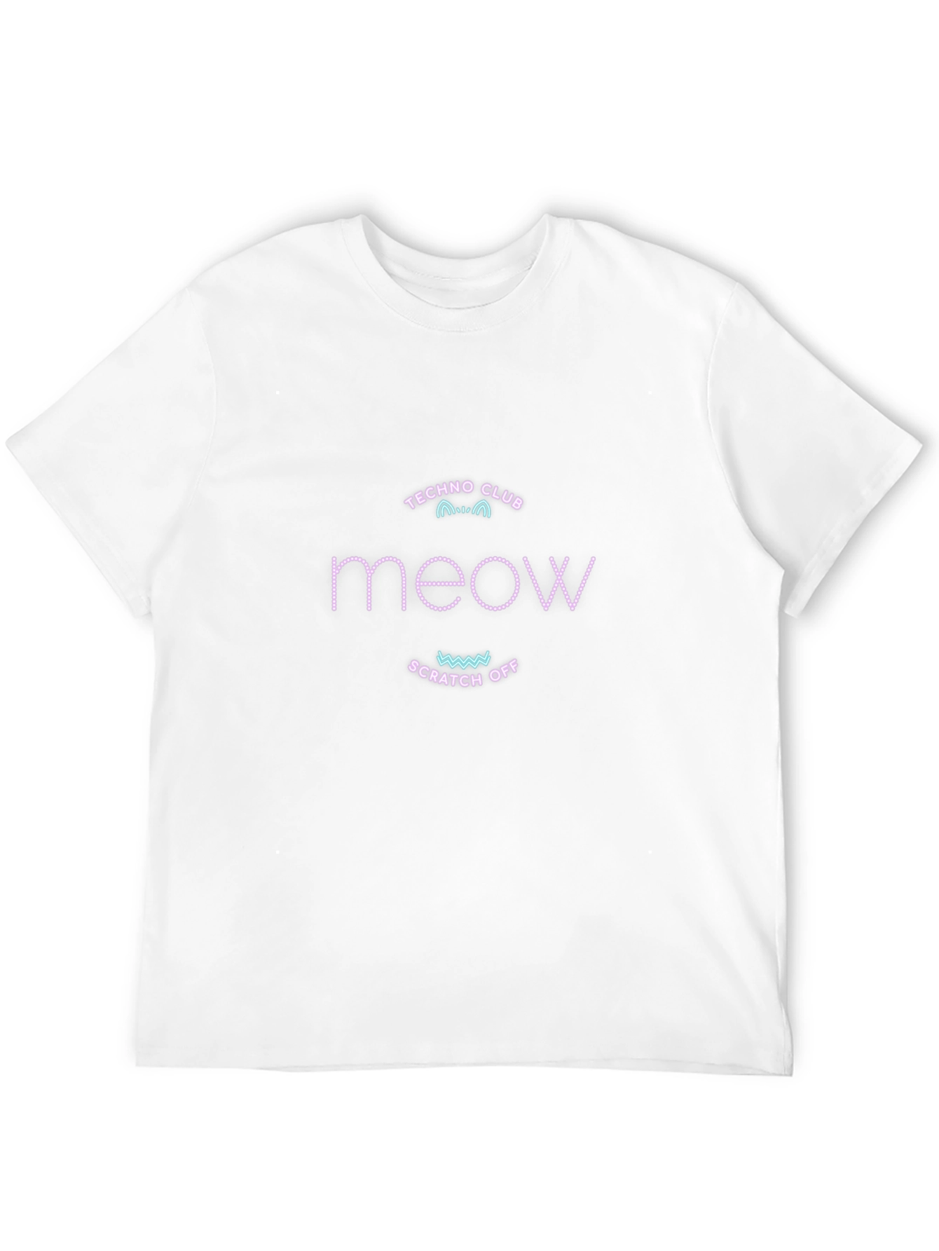 Meow Techno Club Black T-Shirt