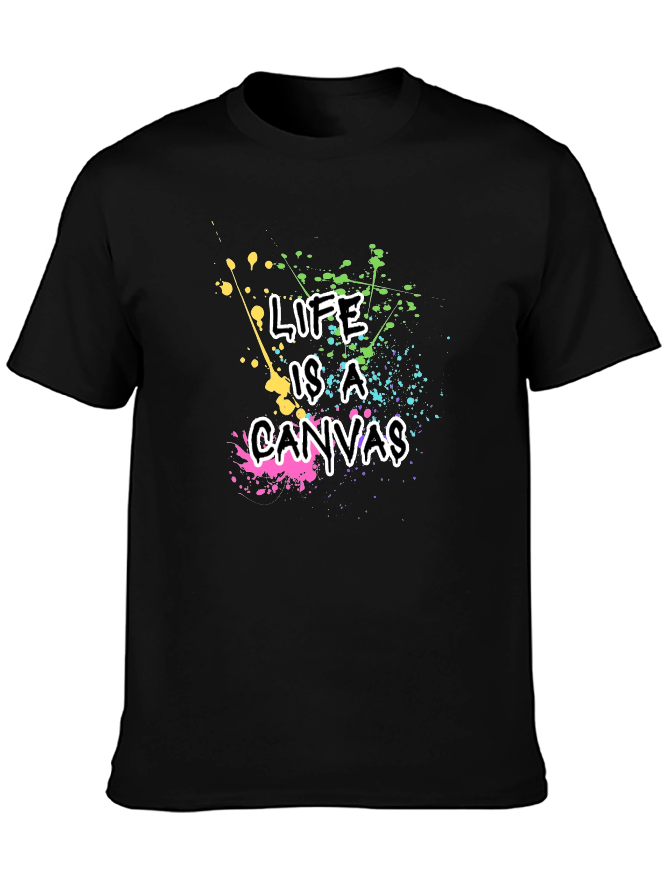 Life is a Canvas Graphic Tee