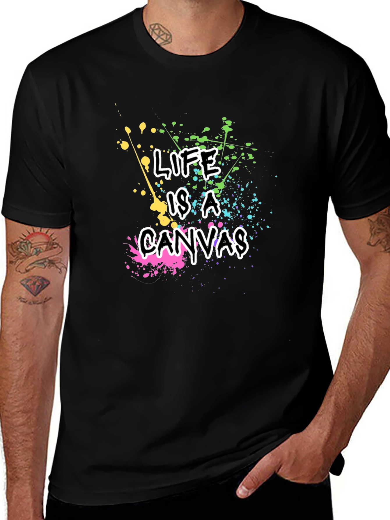 Life is a Canvas Graphic Tee