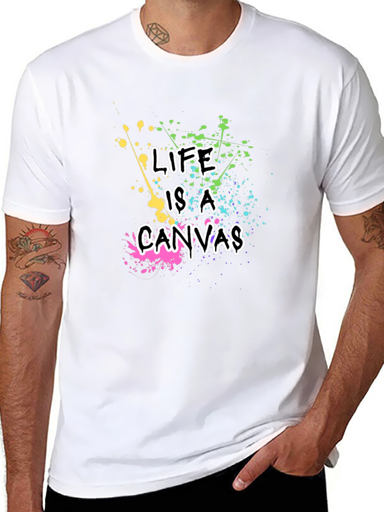 Life is a Canvas Graphic Tee