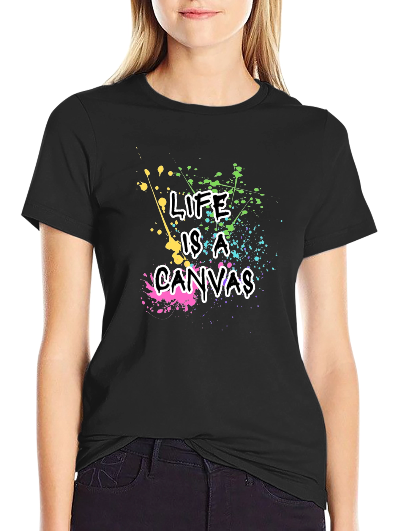 Life is a Canvas Graphic Tee