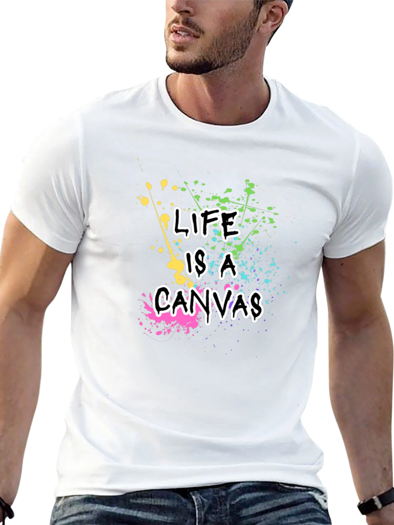 Life is a Canvas Graphic Tee