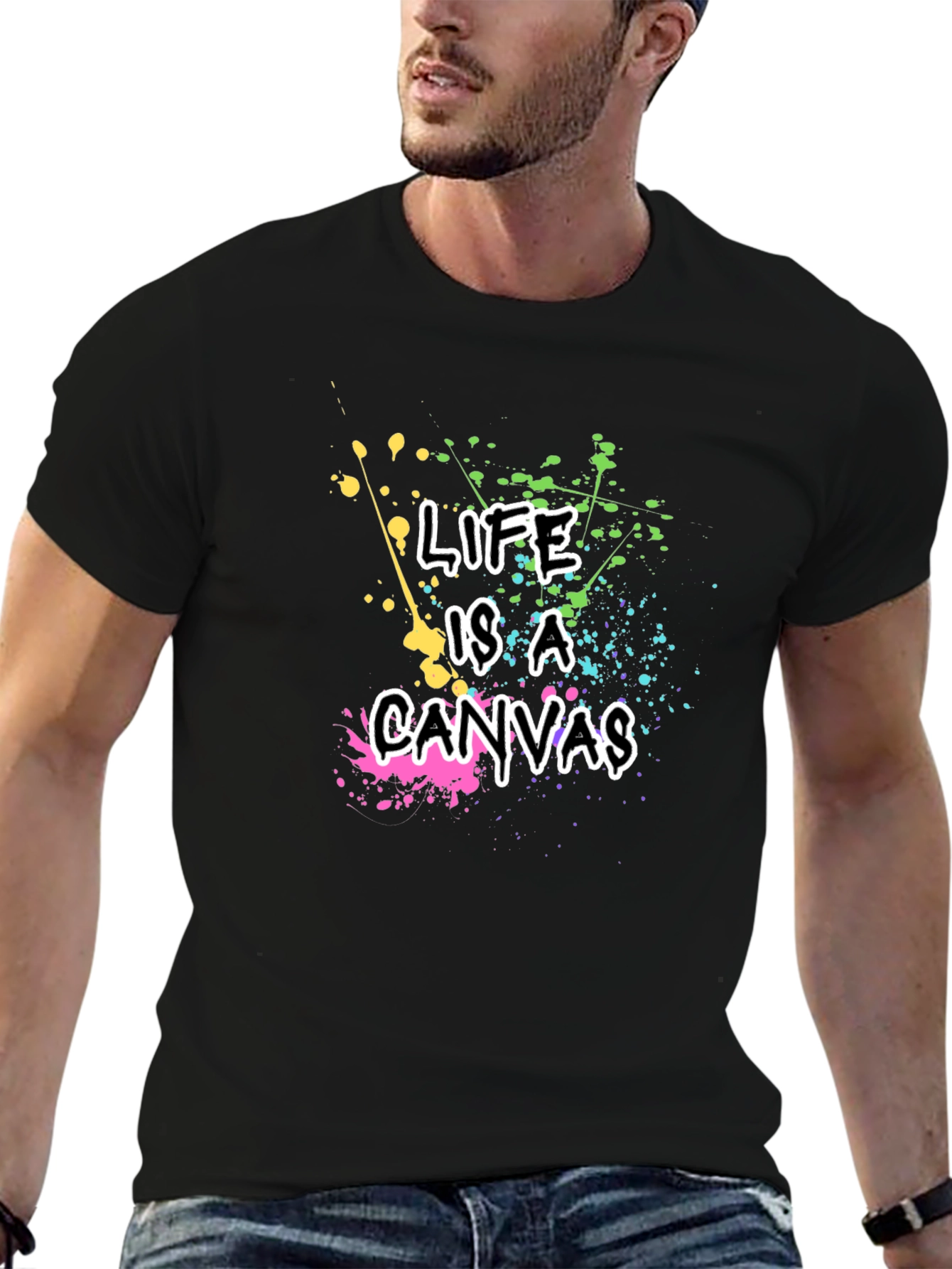Life is a Canvas Graphic Tee