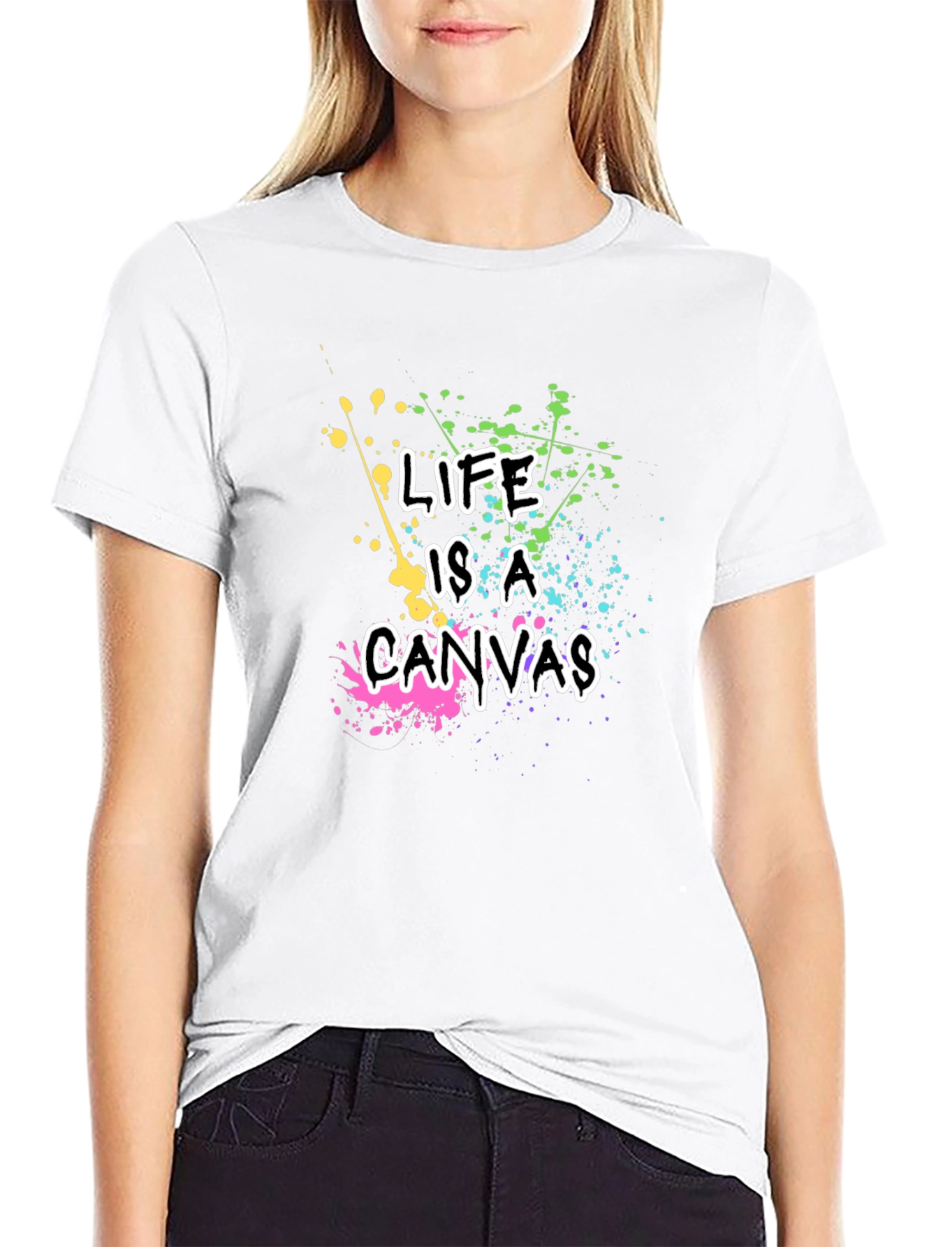 Life is a Canvas Graphic Tee