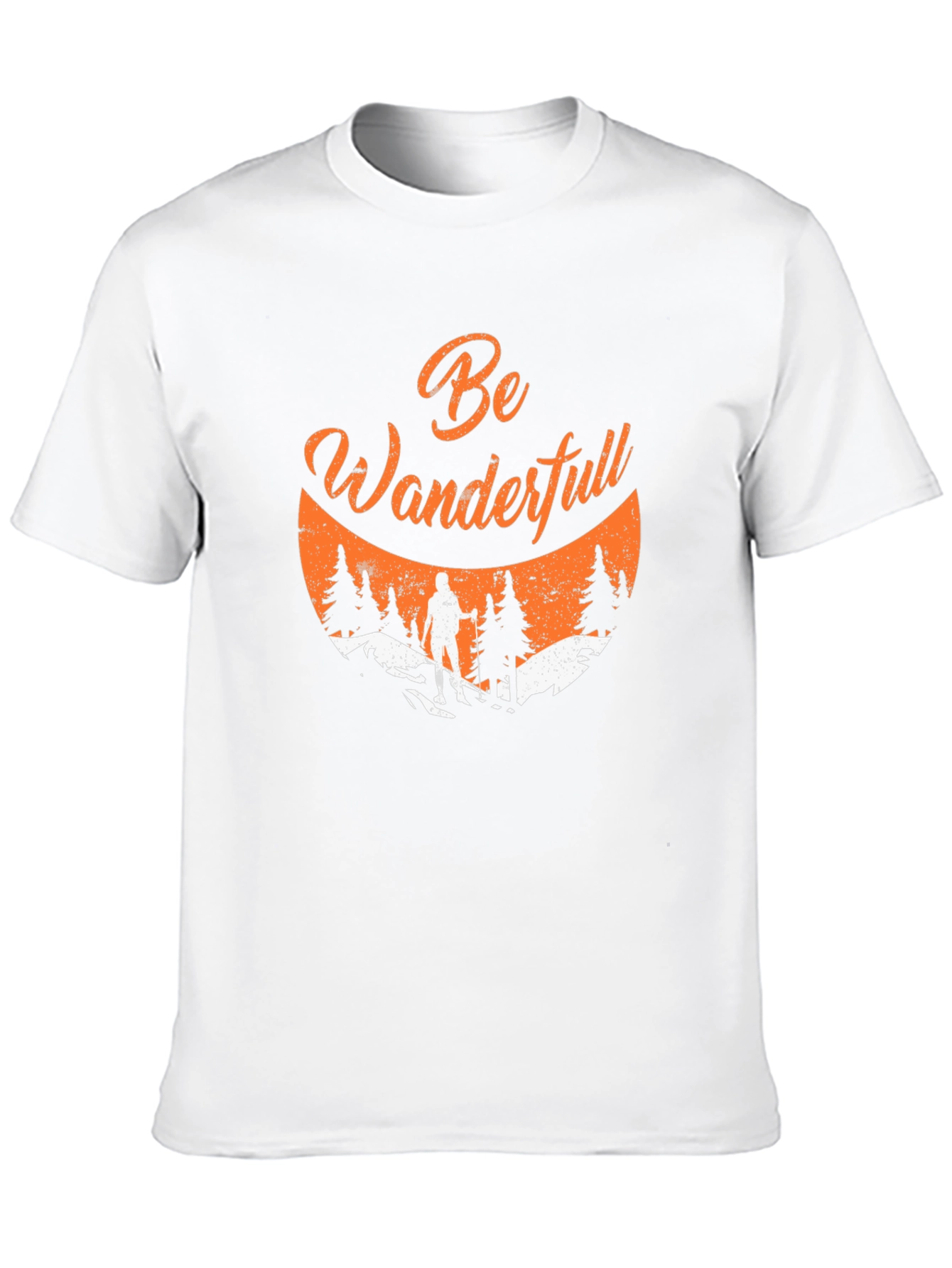Be Wanderfull Black Graphic Tee