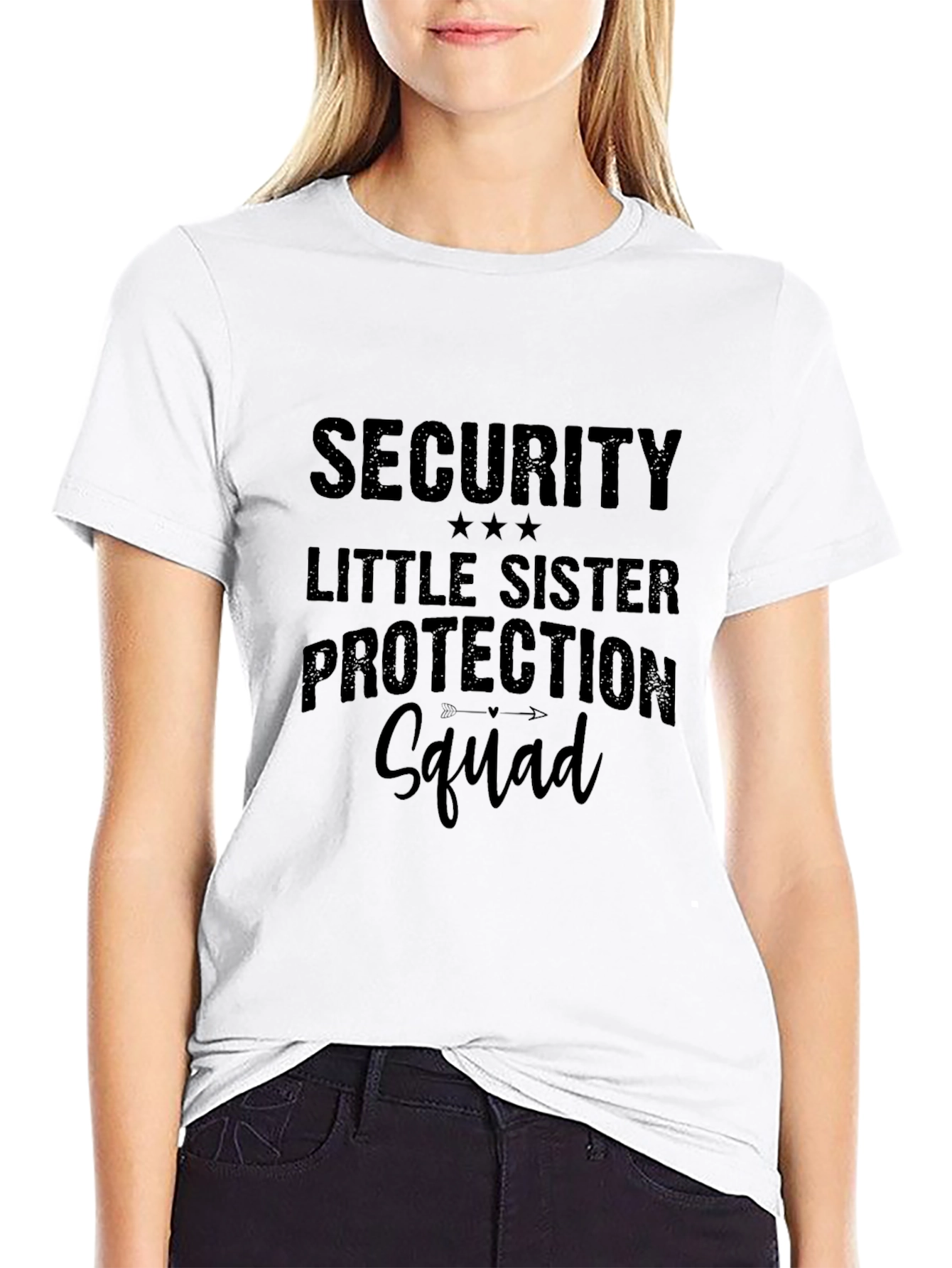Security Little Sister Protection Squad T-Shirt