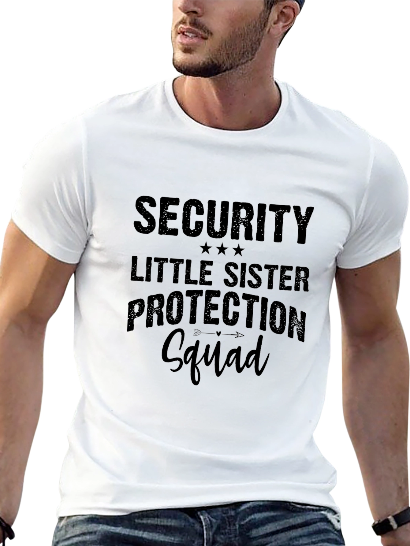 Security Little Sister Protection Squad T-Shirt