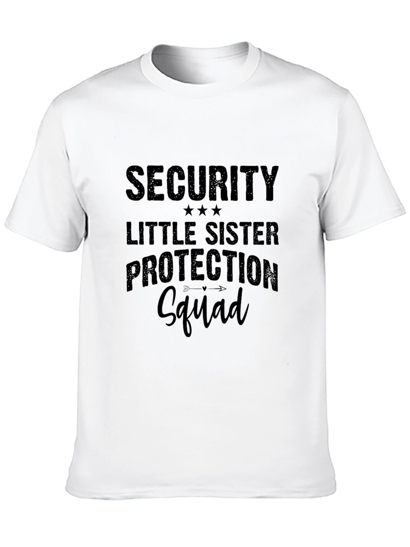 Security Little Sister Protection Squad T-Shirt