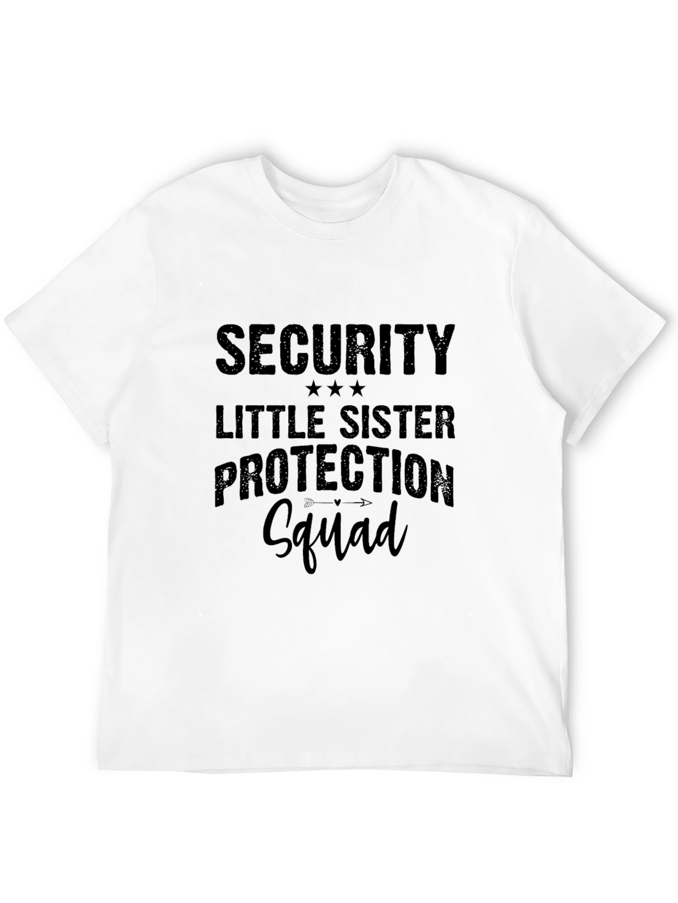 Security Little Sister Protection Squad T-Shirt